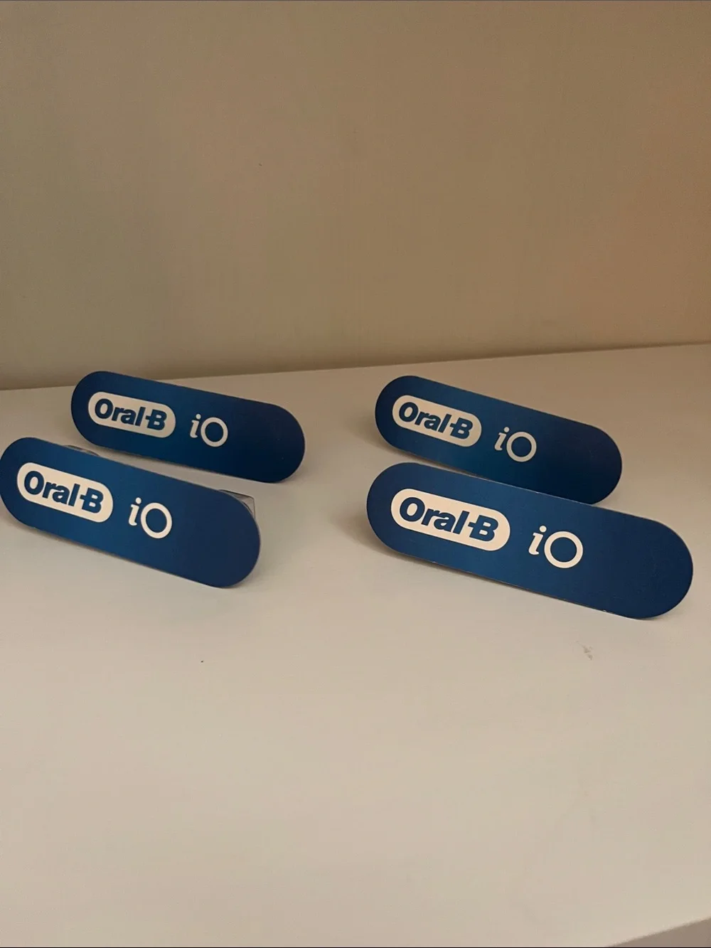 Oral B iO Replacement Electric Toothbrush Heads - Black (4 Pack)